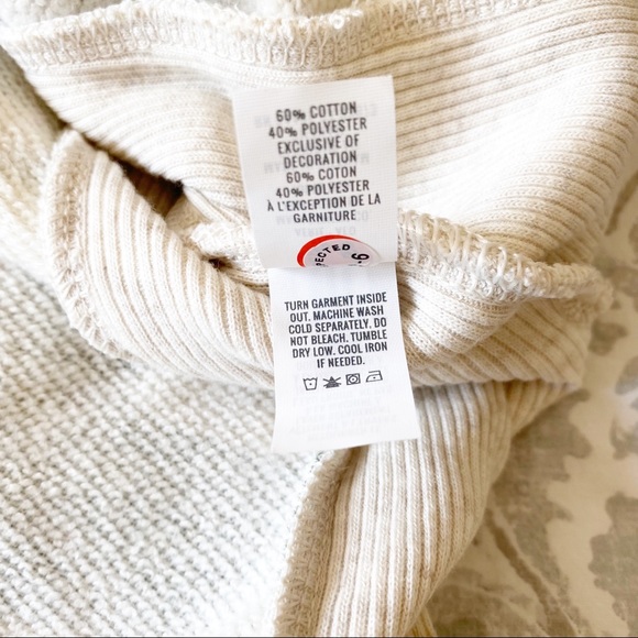 AERIE Split Hem Sweatshirt Small Green Camo NEW - Picture 6 of 8